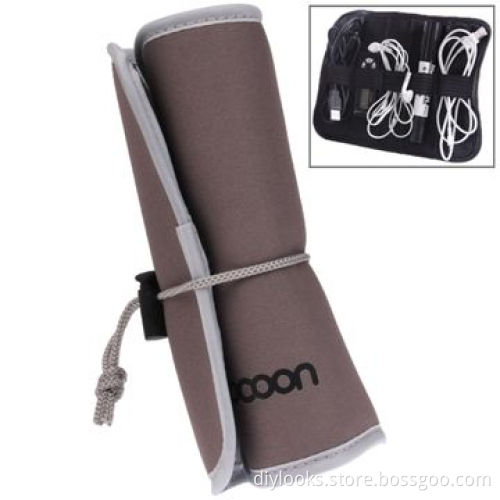 Wholesale USB data cable, earphones pouch